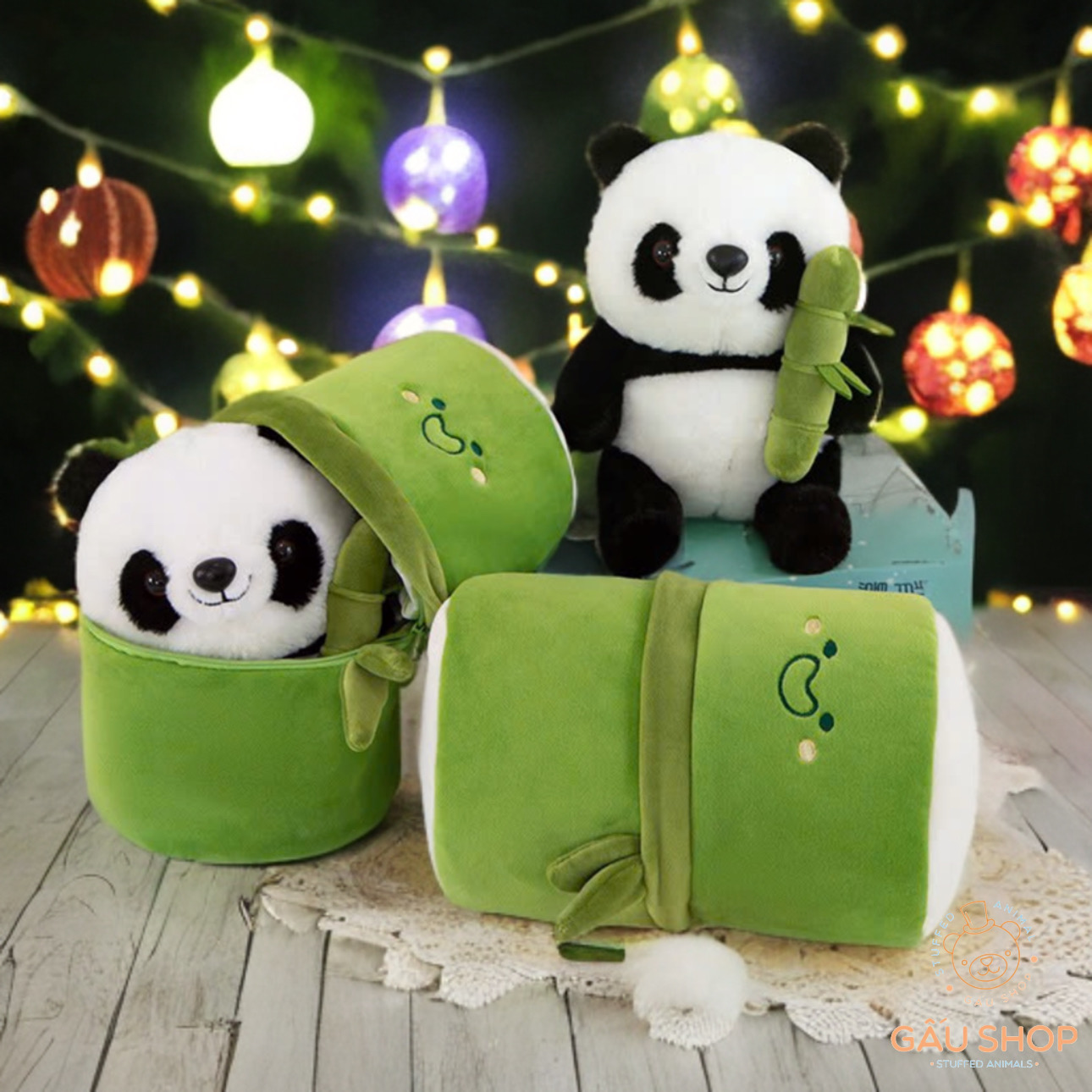 Panda ống tre