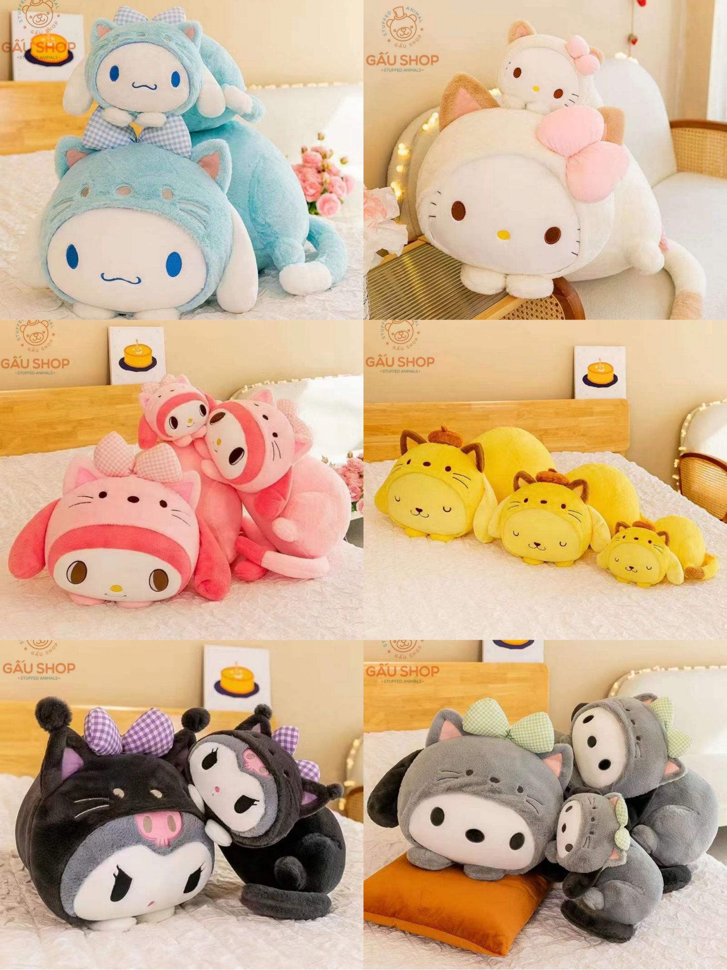 Cinnamoroll~Kitty~Kuromi~Melody